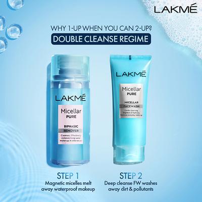 Lakme Bi-Phasic Remover for Makeup Removal 200 ml - Make Up Removers