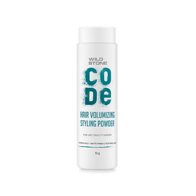 Wild Stone Code Hair Volumizing Styling Powder 10 gm - Hair Gels & Waxes