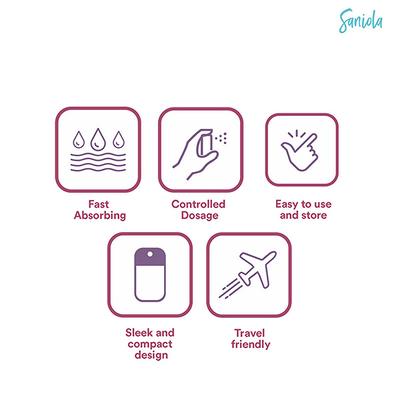 Saniola Hand Sani Floral Bomb 38 ml - Hand Sanitizer