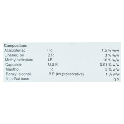 DIPTASE Gel 30gm - Pain relief-Nsa