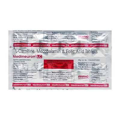MEDINEURON LC Tablet 10's - Supplements-Vam