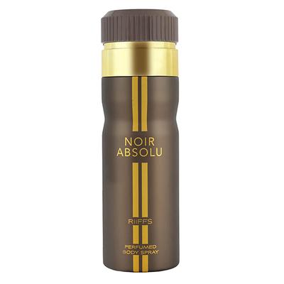 RiiFFS Noir Absolu Deodorant For Men, Perfumed Body Spray 200 ml - Men Deodorants/Roll-Ons