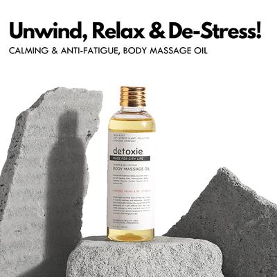 Detoxie Calming and Anti-Fatigue Body Massage Oil 50 ml - Massage Oils