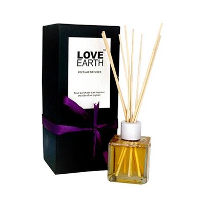 Love Earth Premium Reed Diffuser Orange with Orange Essential Oil 30 ml - Air Fresheners