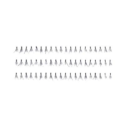 PAC Flare Lash Natural Cluster Lashes with Short, Long, Thick Strands for Versatile Looks (FL1) - Eyelashes