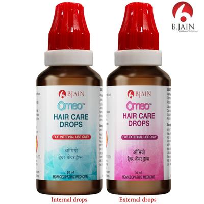Bjain Omeo Hair Care Drops Combo 30 ml - Homeopathic Drops