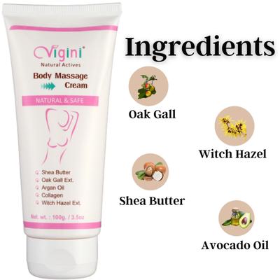 Vigini Body Massage Cream 100 ml - Lotions & Creams
