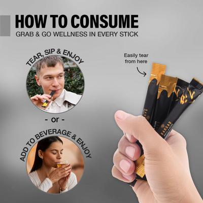 Bargad KSM-66 Ashwagandha Honey Sticks - Vanilla Flavour 30's - Speciality Medicines