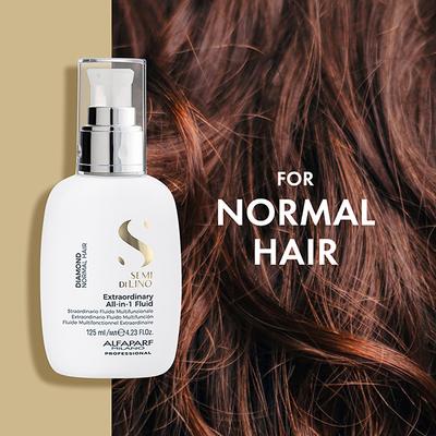 Alfaparf Milano Diamond Extraordinary All-In-1 Serum, Dry, Frizzy, Straight, Wavy Hair 125 ml - Hair Serums