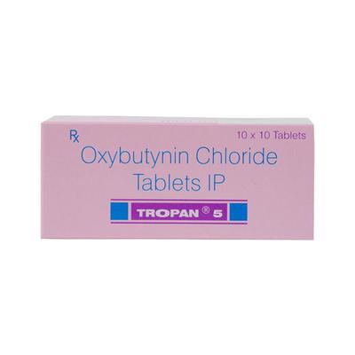 Tropan 5mg Tablet 10'S - Bladder And Prostate Disorders-Dru