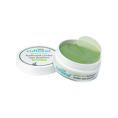 Mcaffeine Green Tea Hydrogel Under Eye Patches 90gm 1's - Under Eye Creams & Serums