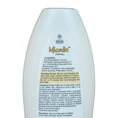 Intas Micodin Shampoo200 ml - Pet Grooming