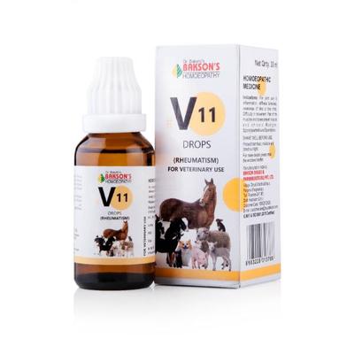 Bakson's Homoeopathy V11 Rheumatisum Drops (Veterinary) 30 ml - Pet Healthcare