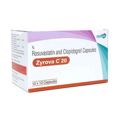ZYROVA C 20 Capsule 10's - Blood Clot-Ant