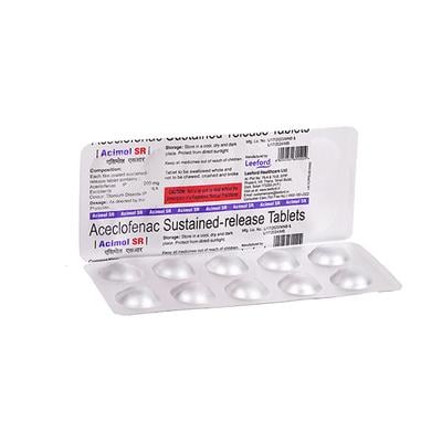 Acimol SR Tablet 10'S - Pain relief-Nsa