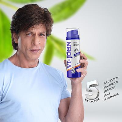 VI JOHN Classic Reg roke Razor Pack of 2 - Shaving Foams