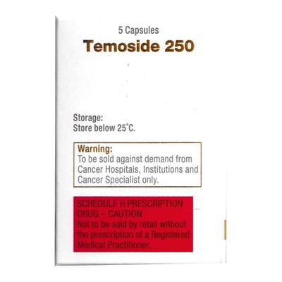 Temoside 250mg Capsule 5'S - Cancer Oncology-Cyt