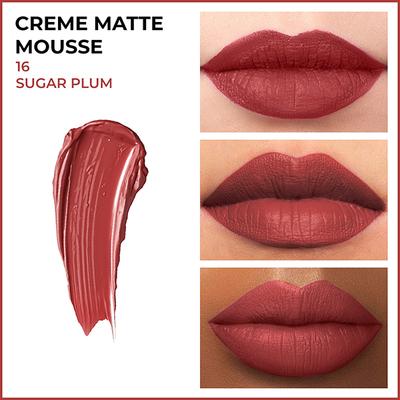 Insight Cosmetics Creme Matte Mousse Sugar Plum 6.5 gm - Liquid Lipsticks
