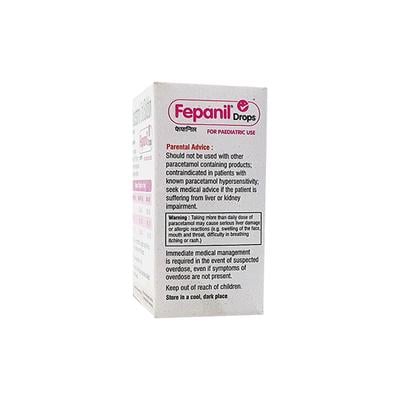 Fepanil 100mg Banana Flavour Oral Drops 15ml - Fever-Ana
