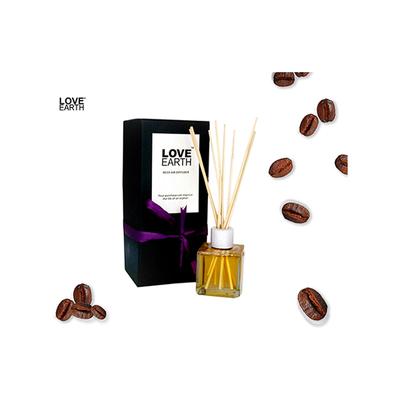 Love Earth Premium Reed Diffuser Coffee Toxin Free Lasting Fragrance 30 ml - Diffuser