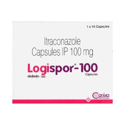 LOGISPOR 100 Capsule 10's - Fungal Infections-Anf