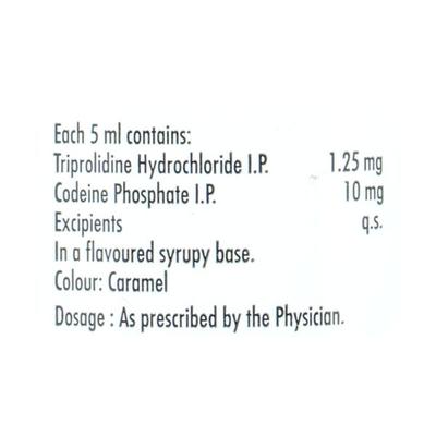 Phensedyl T Syrup 100ml - Cough And Cold-Cou