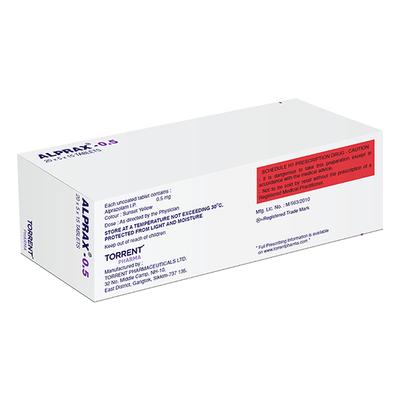 Alprax 0.5mg Tablet 15'S - Anxiety-Anx