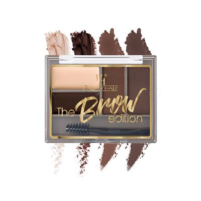 Half N Half The Brow Addition Eyebrow Enhancer Palette with Sleek Spoolie Brush, Natural Arch-03 8 g - Eyebrow Pencils & Enhancers