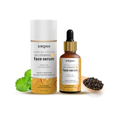 Sirona 20% Vitamin C Face Serum for Men and Women 30ml - Face Serum