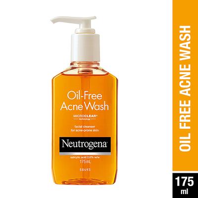 Neutrogena Oil Free Acne Wash 175 Ml - Scrubs & Exfoliants