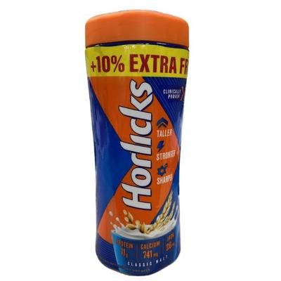 Horlicks Nutritional drink Powder - Classic Malt Flavour (Pet Jar) 550 g - Kids Nutrition