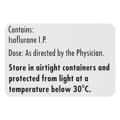 ISIFRANE 250 Liquid For Inhalation 250ml - Anaesthesia - Local-Ana