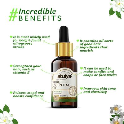 Atulya Jasmine Essential Oil 15 ml - Face Oils