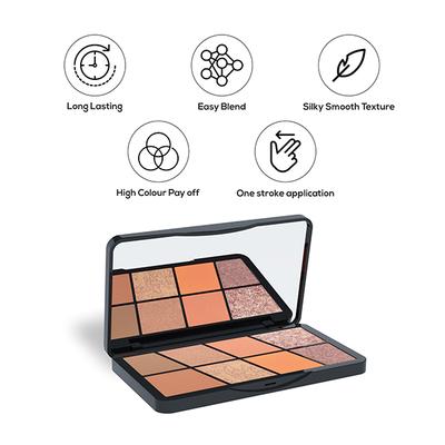 RENEE Nude Hour Eyeshadow Palette 16 gm - Eye Shadow Palettes