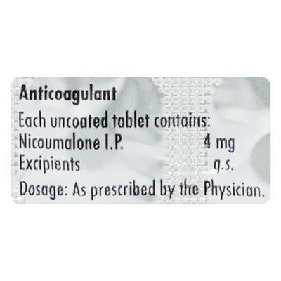 Acitrom 4mg Tablet 30'S - Blood Clot-Ant