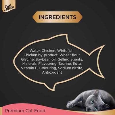 Sheba Fine Food for Kitten - Chicken Premium Loaf (Pack of 70 gm x 24) 1's - Petfood