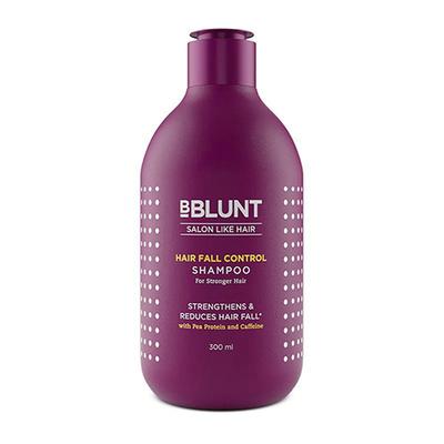Bblunt Hair Fall Control Shampoo with Pea Protein And Caffeine for Strengthens & Reduces Hair Fall 300ml - Shampoos