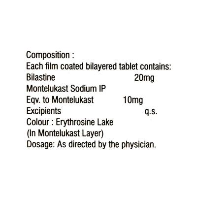 BILAMED M Tablet 10's - Allergies-Ant