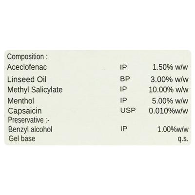 DIASDAC Gel 30gm - Pain relief-Nsa