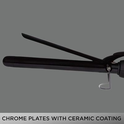 VEGA Long Curl Hair Curler-22 mm with Ceramic Coated Barrel and LCD Temperature Display (VHCH-04) Black 1's - Multi-Stylers