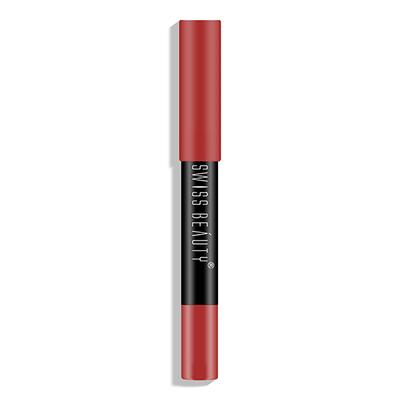 Swiss Beauty Stay On Lip Crayon - (3 Red Letter) 3.5gm - Lipsticks