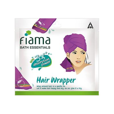 Fiama Bath Essential Hair Wrap Purple 30 gm - Loofahs & Sponges