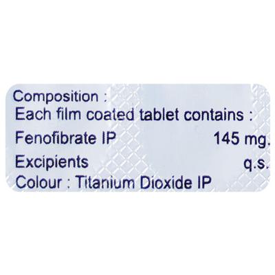 FINOBRATE 145 Tablet 10's - High Cholesterol-Dys