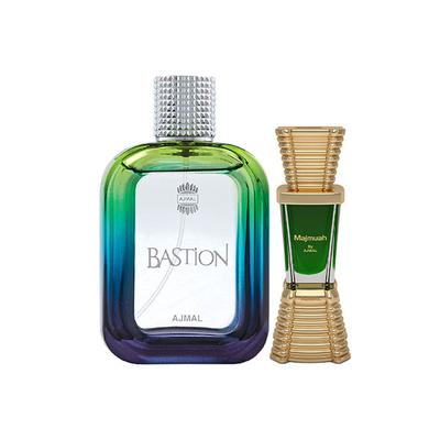 Ajmal Bastion EDP Woody Aromatic Perfume And Majmua Concentrated Perfume Oil Oriental 110 ml - Perfumes (Edt/Edp)