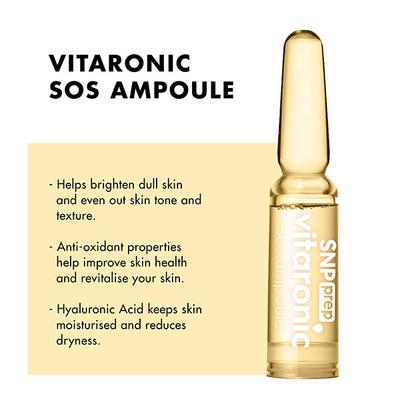 Snp Prep Vitaronic Sos Ampoule 1.5ml Each 7's - Face Serum