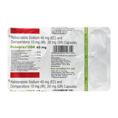RABEPRAZ DSR Capsule 10's - Ulcer/Reflux/Flatulence-Aaa