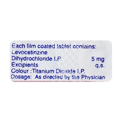 Glencet 5mg Tablet 10'S - Allergies-Ant