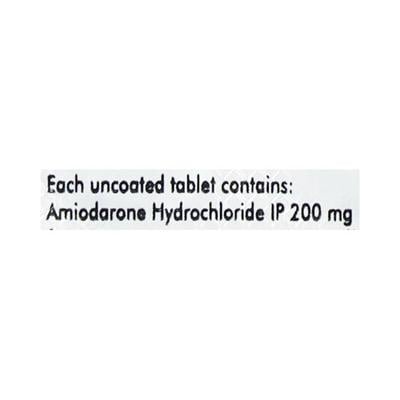 Amiodar 200mg Tablet 10'S - Arrhythmiasis