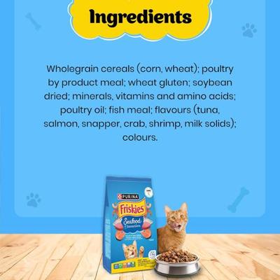 Nestle Purina Friskies Seafood Sensations Cat Food 2.5 kg - Petfood