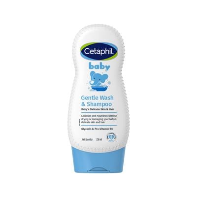 CETAPHIL BABY GENTLE WASH AND Shampoo 230ml - Baby Body Wash